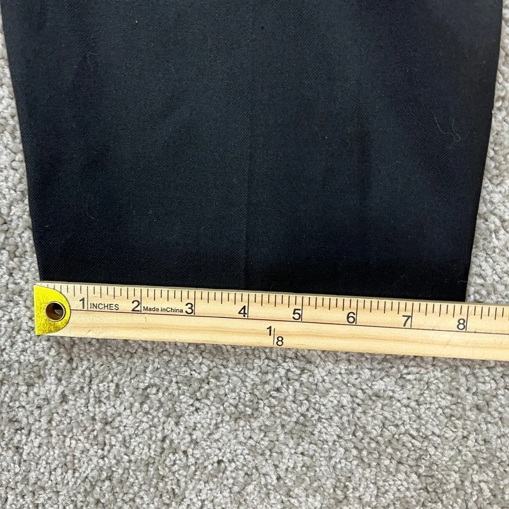 Lauren Ralph Lauren Pants Mens 38x32 Black Straight Leg‎ Flat Front Stretch EUC